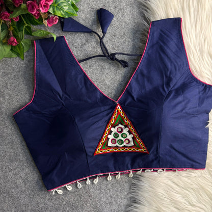 Traditional navratri rayon cotton blouse