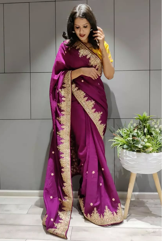 simple saree